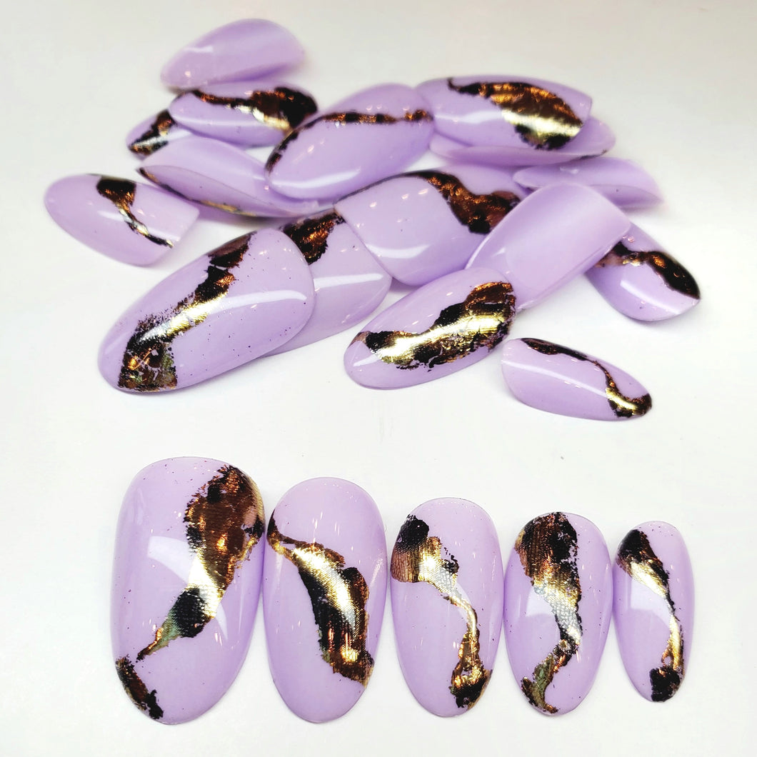 Love Press On Nails (short oval)